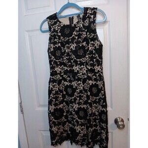 Y2k Lace Dress Womens SZ 8 Whimsigoth Coquette Fairy Babydoll Runway Skin Label